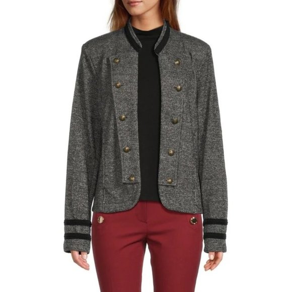 TOMMY HILFIGER Military Band Jacket in Black Multi - NWT - Picture 4 of 4